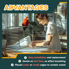 120 Sheets Bird Cage Liners  31 X 21 5 Inches Pre-cut Ink-free Unprinted Newspri