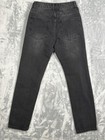 Black Gray Distressed Jeans Womens 28 High Rise Ripped Skinny Denim Pants