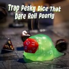 Slime Monster Gelatinous Cube Dice Jail   Squishy   See-through     Free Die