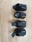 Set X 4 Yakima Lowrider Roof Rack Raised Side Rails Roundbar Towers   Locks