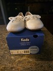 Keds Teacup Lurex Stripe Silver Metallic Slip On Sneakers Women s Shoes - Size 9