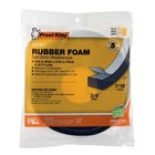 Frost King R734h Sponge Rubber Foam Tape 3 4  W X 7 16  3 4 w  5 16 t  Black