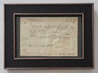 Two Framed Antique 1891 Prescriptions   Cannabis Suppositories And Opium