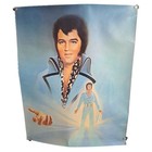 Elvis Presley Lithograph 32x21 Signed James Glenn Thurman Vtg 70s Spiritual Art