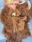 Boots   Barkley Highland Cow Cat Dog Costume 2 Piece Horns Bell Xs-xl Halloween