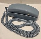 Vintage At t Trimline Phone Touch Tone Push Button Corded Light Blue Nice 1988