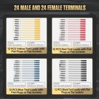 68pcs Multimeter Test Leads Kit  Test Leads With Replaceable Wire Piercing Probe