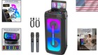 All-in-one Portable Karaoke Machine With Disco Lights   Tws Mode For Parties