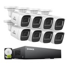 Sannce 1080p Security Camera System 5in1 8ch Dvr Cctv Outdoor Ai Human Detection