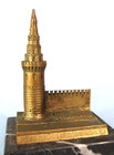 Kremlin Water Pump Tower Moscow Vintage Brass Souvenir Building Russia 1960 s