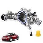 Upgraded Aluminum Engine Coolant Thermostat Housing Assembly For Mini Cooper