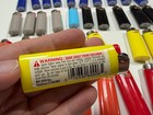 Lot Of 40 New - Bic Multicolor Disposable Flame Lighters Plastic Metal Butane