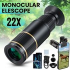 22x25 Zoom Optical Hd Lens Monocular Telescope W  Phone Mount For Iphone Samsung