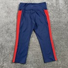 Brooks Greenlight Women   s Size Medium Running Tights Leggings Capri Blue   Red