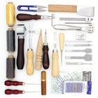 25pcs set Tool Leather Craft Manual Kit Refining Leather Processing Sewing Punch