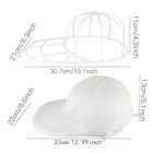 3x Hat Washer Baseball Cap Cleaner Machine Washing Cage Holder Frame Net Us Ship
