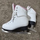 Jackson Softskate 380 Womens Size 5 Figure Ice Skates White Pink 240 Blade