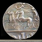 405-370 Bc Large Ancient Greek Coin Sicily Syracuse Gallatin Dekadrachm 34mm