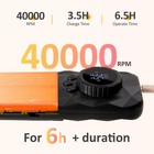 Electric Nail Drill 40000 Rpm Portable Rechargeable With 11 Bits - Salon   Home