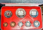 Papua New Guinea 1978 Silver Proof Set  Bu With Coa And Original Box 