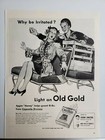 Old Gold Cigarettes Vintage Print Ads Ephemera Wall Art Decor Lot Of 2 1945 