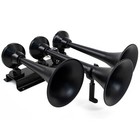 Hornblasters Flatlaw Stealth Black Train Horn