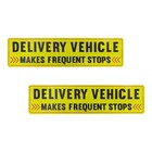 2pcs Delivery Driver Car Magnet  Waterproof Night Reflective Safety Pattern1