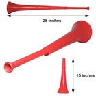 28 Inch Red Collapsible Stadium Horn Portable Noisemaker For Sports Events