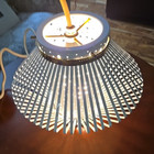 Mid Century Atomic Orb Globe Pole Pendant Light 1960s Vintage Eichler Space Age