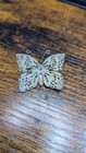 Vintage  Butterfly Filigree Brooch Animal Insect Pin
