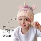 Unicorn Kids Hair Towel Wrap  Absorbent Quick-dry Cap For Wet Hair