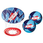 Jesser Ceiling Basketball Hoop Set W  2 Mini Balls Indoor Bedroom Dorm Game New