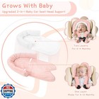 Baby Car Seat Head Body Support And Strap Covers 2 In 1 Infant Car Seat Inser