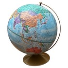 Vintage 12  Replogle Globe World Nation Series Metal Base Usa Made