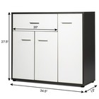 Buffet Sideboard Cabinet Console Table Storage Unit Furniture W adjustable Shelf