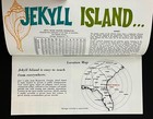 1967 Jekyll Island Ga Year Round Family Beach Resort Vintage Travel Brochure Map