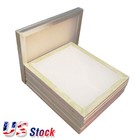 6 Pack  23  X 31  Aluminum Frame Silk Screen Printing Screens  110 White Mesh