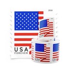 Usps 2018 Us Flag Forever Stamps Scott  5293 Mnh Coil Roll Of 100 Mint Nh