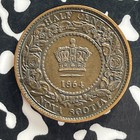 1864 Nova Scotia 1 2 Cent Lot t7694 Nice 