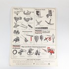 Vintage Ridgid 1969   1970 2-year Calendar     Pin-up Tool Co  Advertising Ephemera