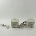 Altec Lansing Acs45 Multimedia Computer Speakers Pair White Untested