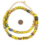 Antique Venetian Oval Millefiori Trade Beads  15976 11mm Ghana African Glass