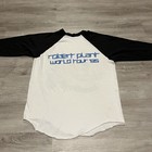1985 Robert Plant World Tour Shaken N Stirred Concert  Jersey Raglan T-shirt S m