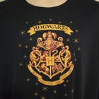 Wizarding World Of Harry Potter Hogwarts Crest Size Xl Navy Blue Sleep Shirt New