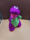 Vintage 1992 Fisher Price Plush Purple Barney Puffalump Dinosaur Squeaks 11 