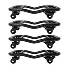 Wheel Dolly Set Of 4 6000lbs Vehicle Moving Cart For Car Truck Atv Black