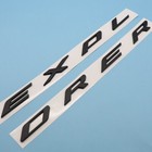 3d Matte Black Front Hood Letters For Explorer Sport Emblems 2011- 2024 Modified