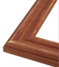 Distressed Lucy - Red Mahogany Stain Picture Frame - Solid Wood