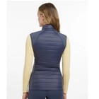 Lemieux Juliette Vest Womens 4 Dusk Blue Hybrid Puffer Quilted Equestrian Gilet