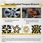 M14x1 5 Wheel Spike Lug Nuts  32 Pcs Gold Spiked Lug Nuts 14mmx1 5 Solid 4 4 